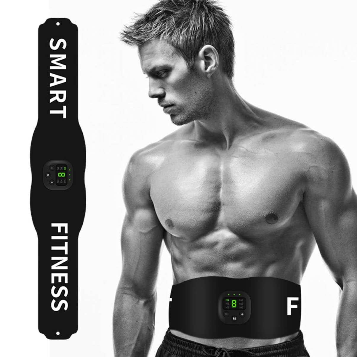 SkyShopy weight loss Abdomen Waist for Fitness Belt Abdominal Smart Home Men Exercise Women USB Training of Black Charging SkyShopy weight loss Abdomen Waist for Fitness Belt Abdominal Smart Home Men Exercise Women USB Training of Black Charging